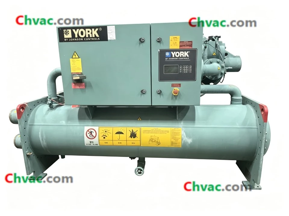 YORK193RT Water‑Cooled Screw Chiller YGWS200CA50B (used) in Stock manufacturers