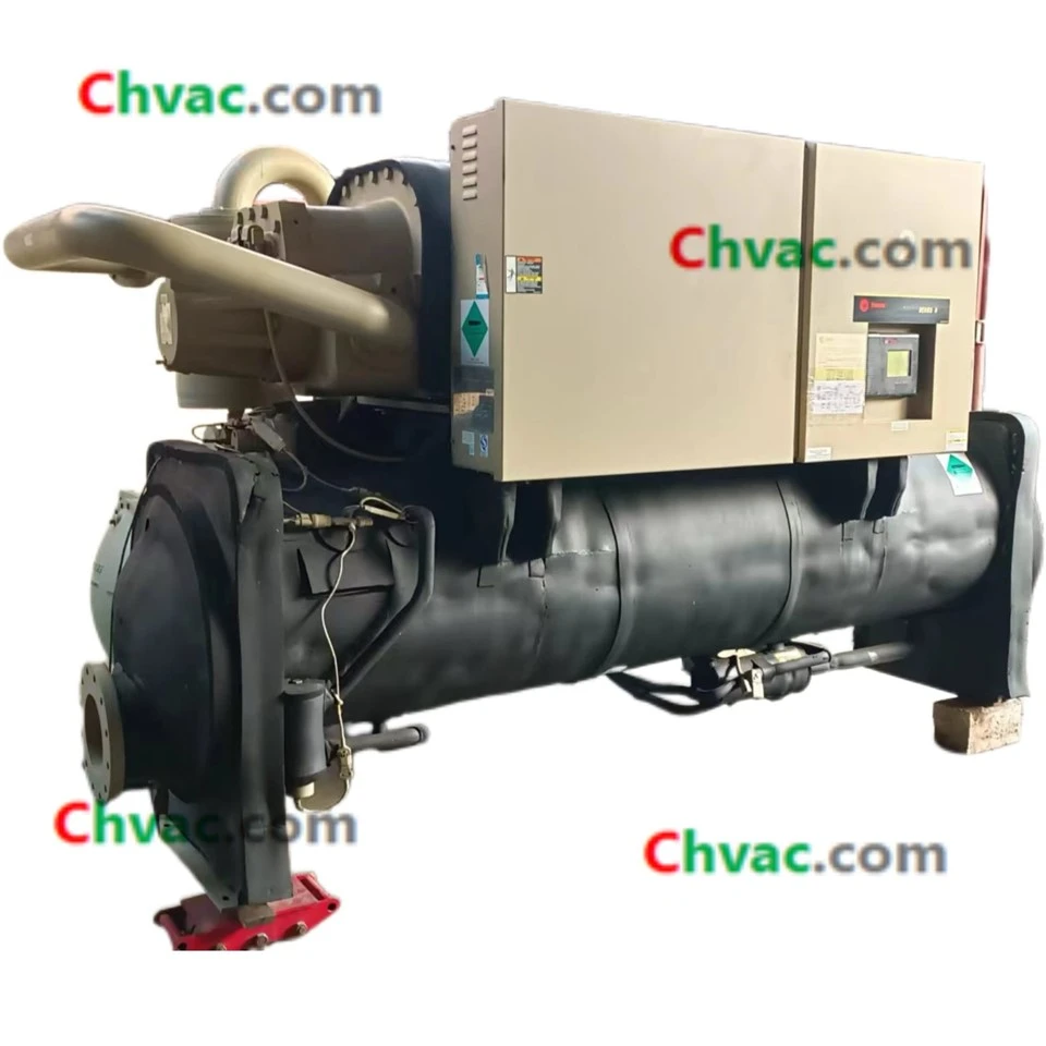 Used Trane RTHD Water-Cooled Screw Chiller 1245.7kW Industrial Central Air Conditioning Unit factory