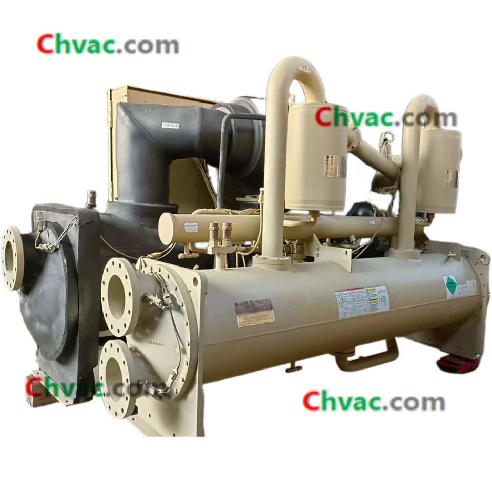 Used Trane RTHD Water-Cooled Screw Chiller 1245.7kW Industrial Central Air Conditioning Unit suppliers